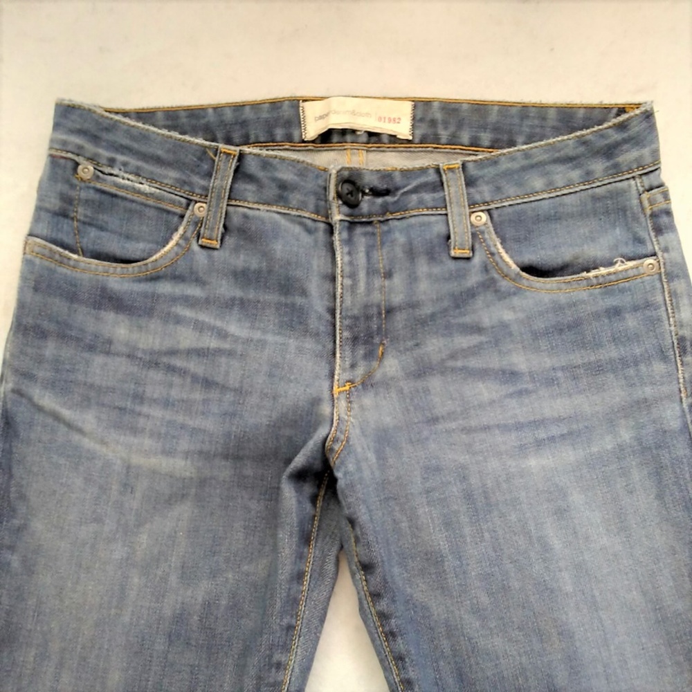 PAPER DENIM CLOTH blue stretch denim jeans #26